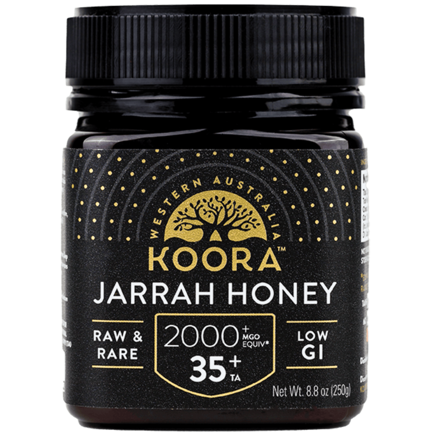 Jarrah Honey TA35+ (Equivalent to Antimicrobial Rating of MGO 2000+ in Manuka Honey)