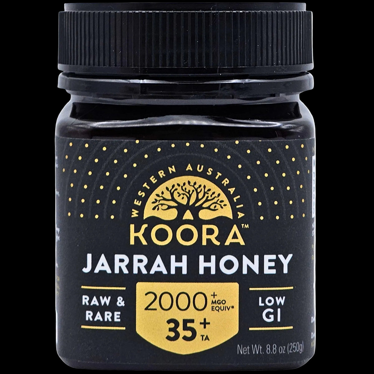 Jarrah Honey TA35+ (Equivalent to Antimicrobial Rating of MGO 2000+ in Manuka Honey)