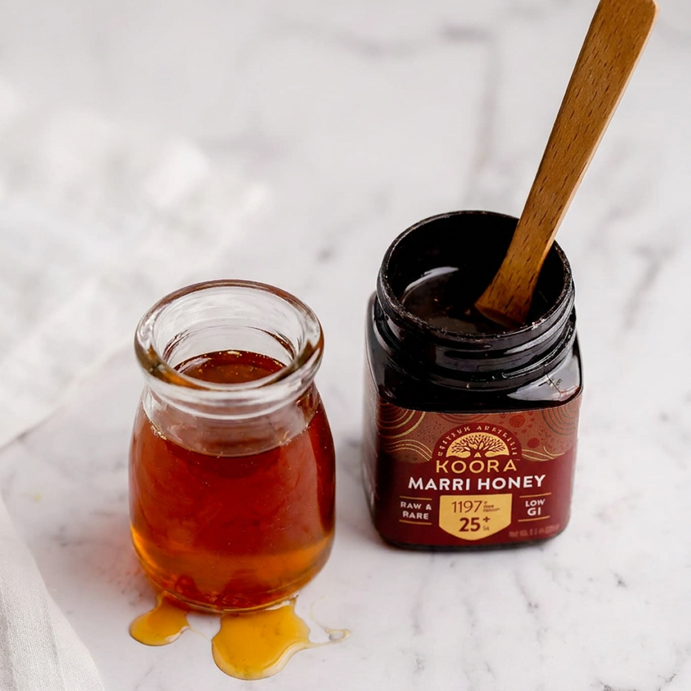 Marri Honey TA25+ (Equivalent to Antimicrobial Rating of MGO 1197+ in Manuka Honey)