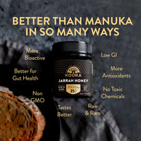 Jarrah Honey TA35+ (Equivalent to Antimicrobial Rating of MGO 2000+ in Manuka Honey)