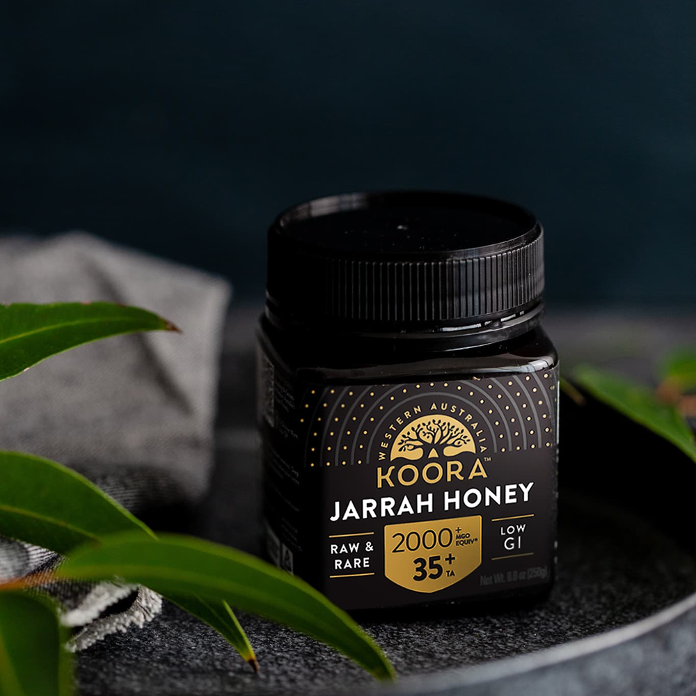 Jarrah Honey TA35+ (Equivalent to Antimicrobial Rating of MGO 2000+ in Manuka Honey)