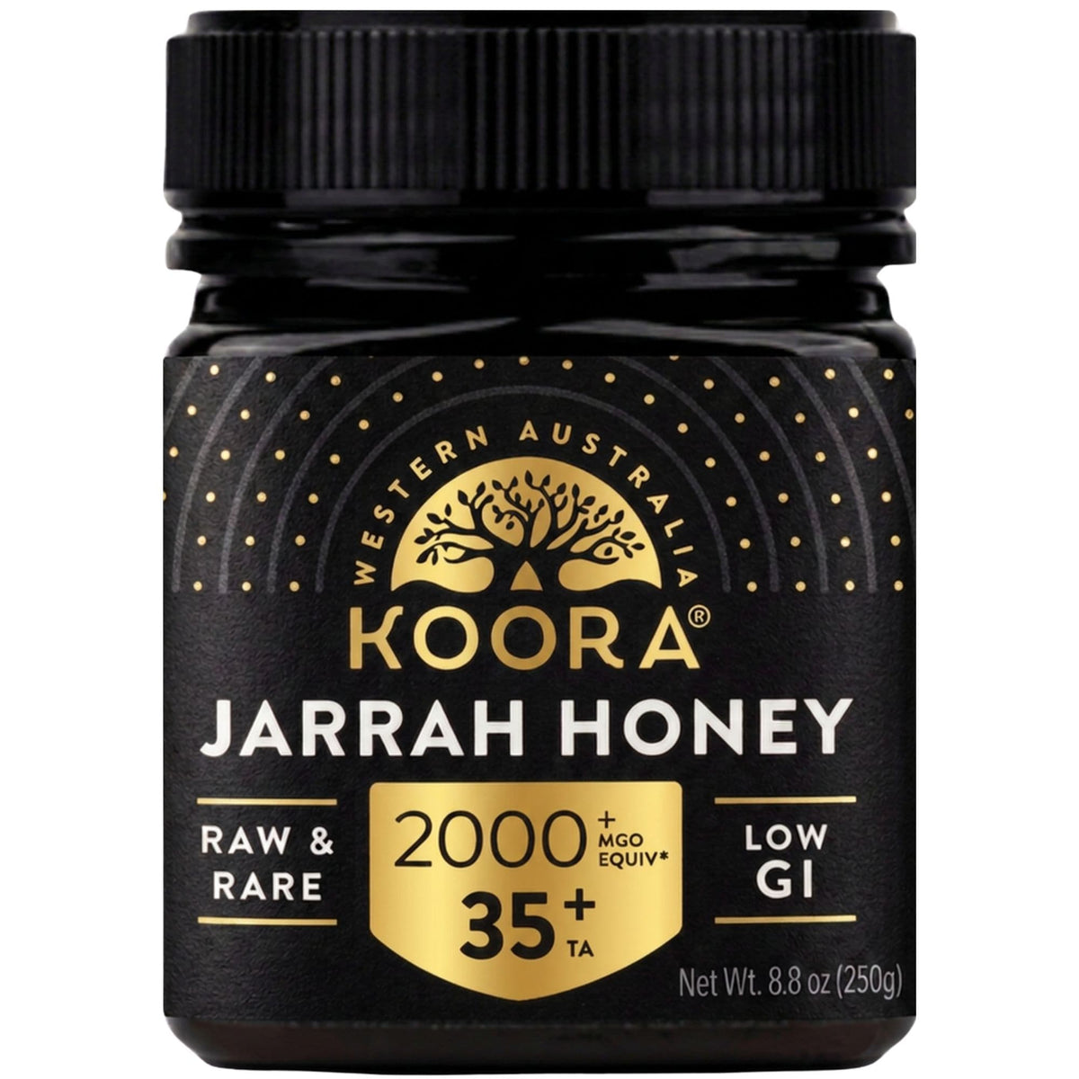 Jarrah Honey TA35+ (Equivalent to Antimicrobial Rating of MGO 2000+ in Manuka Honey)