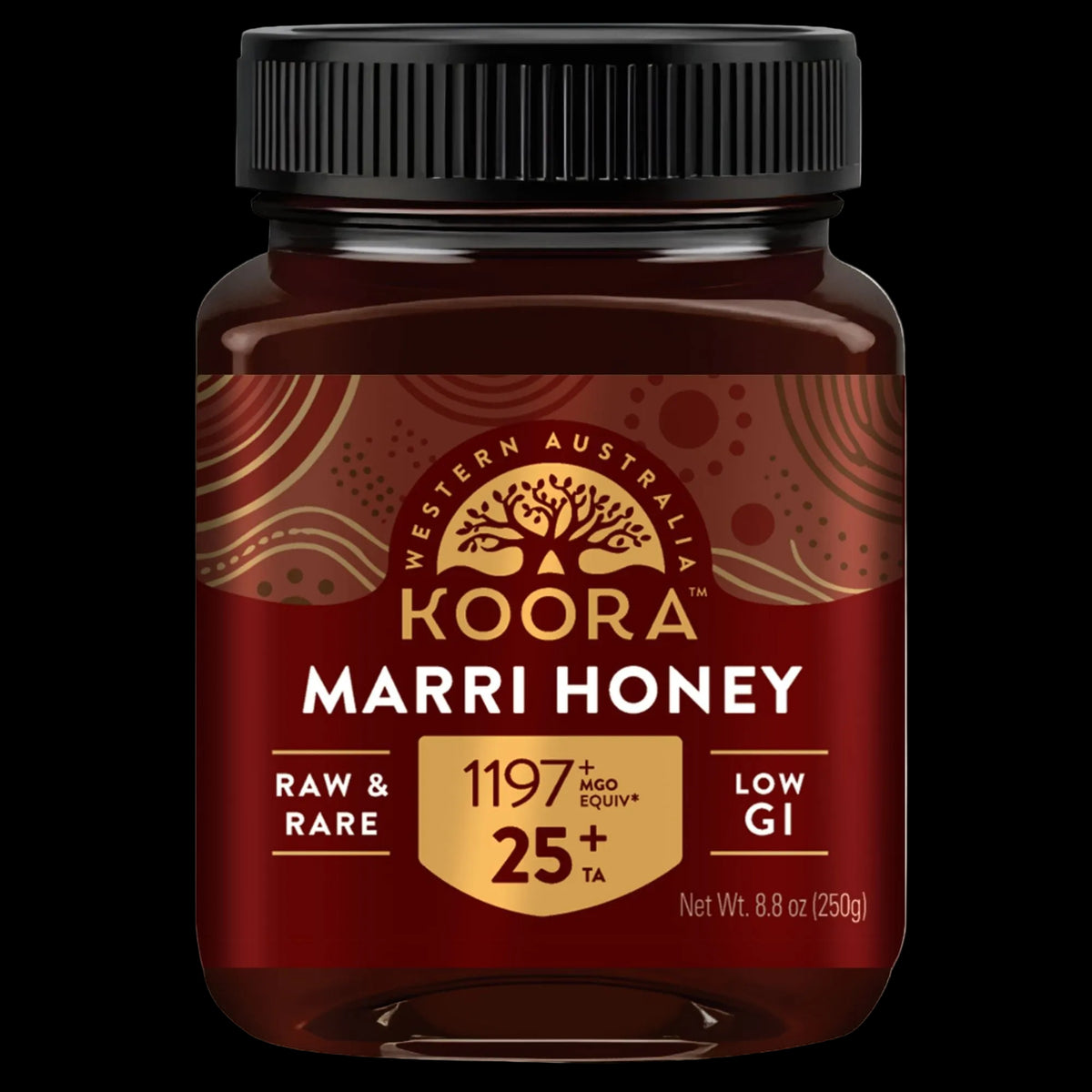 Marri Honey TA25+ (Equivalent to Antimicrobial Rating of MGO 1197+ in Manuka Honey)
